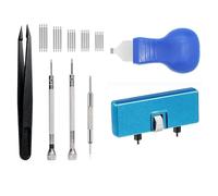 Kueohse 26pcs D'Outils de Remplacement de Pile de Montre Kit de Réparation de Montre Outil de Retrait de Boîtier de Montre, Outil D'Ouverture de Boîtier de Montre