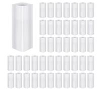 Kueohse 280 Pièces Film Emballage Rétractable par Sublimation 5X10 Pouces Film Rétractable Transfert Chaleur D'Emballage Rétractable Bandes D'Emballage Rétractable Blanches pour Tasse