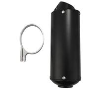 Kueohse 28Mm de Tuyau de Silencieux D'éChappement de Moto Tuyau de Course D'éChappement pour 50Cc 110Cc 125Cc Dirt Pit Bike ATV pour Noir