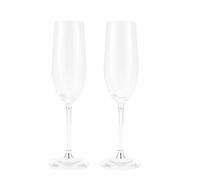 Kueohse 2Pc Verres de Mariage Personnalisé Flûtes Une Champagne Cadeau de Fête Cristallin Griller Verre Gobelet