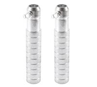 Kueohse 2pièces 118Mm Boom Cymbal Stand Contrepoids pour Batterie Pièces de Percussion Accessoires-Argent