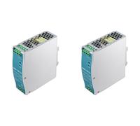 Kueohse 2X -150W-24V Alimentation sur Rail DIN 24 V 150 W Régulateur de Tension de Pilote AC-DC Alimentation 100 V-240 V