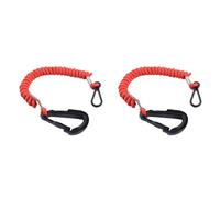 Kueohse 2X 8M0092850 Remplacement de Lanière de Connecteur D'Interrupteur D'Arrêt de Sécurité de Bateau pour 15920Q54 823037A09 Interrupteur D'Arrêt d'urgence Rouge