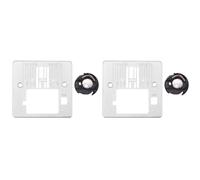 Kueohse 2X Accueil Accessoires pour Machines à Coudre Plaque à Aiguille Q60D et Boîte à Canette Kit D'Outils pour Singer 4423 4432 5511