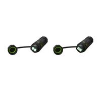 Kueohse 2X Adaptateur de Fibre Optique Étanche IP68 Connecteur D'Extension SC vers LC de Haute Qualité Adaptateur de Coupleur D'Extension LC Duplex LC