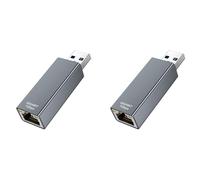 Kueohse 2X Adaptateur USB 3.0 vers Ethernet Gigabit USB vers RJ45 Applicable Aux Ordinateurs Portables et de Bureau