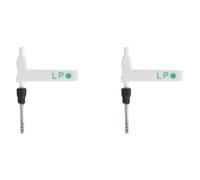 Kueohse 2X Aiguille de Stylet Mobile Double pour Platine Phonographe Remplacez la Broche Tactile par Une Aiguille en Vinyle LP LP.LP