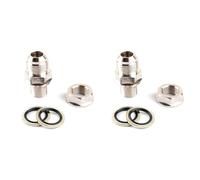 Kueohse 2X AN10 10AN DIY Turbo Utilisation Universelle pour Carter D' / Carter D' Adaptateur de Vidange de Retour Raccord de Bonde sans Soudure