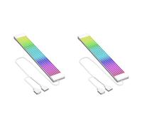 Kueohse 2X Bande LED RVB Carte de Synchronisation ARGB pour Alimentation D'Ordinateur Carte Graphique GPU ATX 24 Broches Boîtier de Câble 8 Broches X8