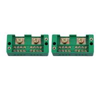 Kueohse 2X Boîte à Bornes Monophasée 2 en 8 Sortants Boîte de Distribution Domestique Boîte de Jonction Bornier 220 V (8 Sorties)