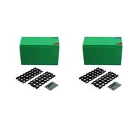 Kueohse 2X Boîte de Stockage de Batterie au Lithium 12 V 18650, Packs de Bricolage, Boîtier 3S40A, Support de Coque de Batterie ABS