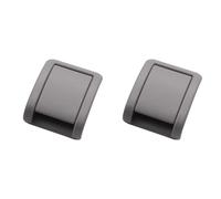 Kueohse 2X Boucle de Siège Couvercle de Commutateur de Réglage de la Main Poignée de Siège pour Accessoires X60 Gris