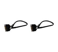 Kueohse 2X Câble Adaptateur d'alimentation SATA vers DC5521 SATA Mâle vers DC 5,5 mm X 2,1 mm Adaptateur Convertisseur Câble d'alimentation Sortie 12 V
