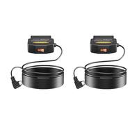 Kueohse 2X Câble d'alimentation OBD2 OBD pour Caméra de Tableau de Bord, Câble de Chargeur Adaptateur OBD vers USB Type-C OBDII, 12-36 V à 5 V/3 A