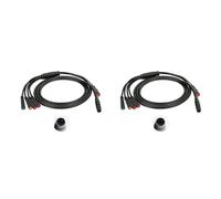 Kueohse 2X Câble Principal Étanche à 9 Broches pour Contrôleur de Vélo Électrique, Câble de Connexion de Tableau de Bord 2 Broches + 3 Broches + 5 Broches pour Certains Contrôleurs KT