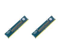 Kueohse 2X Carte Adaptateur de RAM DDR5 pour Ordinateur Portable vers So DDR5 U-DIMM de Bureau, Testeur de Mémoire Convertisseur So DDR5 vers DDR5 U-DIMM
