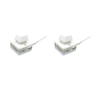 Kueohse 2X Clavier de Raccourci à 1 Touche USB Clavier Macro Programmable Personnalisé Touche de Raccourci Souris Bouton à Une Touche Mini Clavier RVB