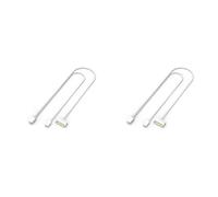 Kueohse 2X Contrôleur ARGB pour Ordinateur Boîtier PC Réinitialisation Contrôle Sata vers ARGB Câble d'alimentation de Réinitialisation PC 5 V 3 Broches Contrôleur D'Éclairage Blanc