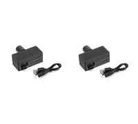 Kueohse 2X Contrôleur de Vitesse de Ventilateur 4 Broches PWM Régulateur de Ventilateur Alimentation Type-C Refroidisseur à Eau DIY Régulateur de Ventilateur PWM Haute Puissance