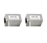 Kueohse 2X Coupleur Blindé RJ45 à CAT6A Coupleur Ethernet Adaptateur D'Extension Ethernet Câble Ethernet