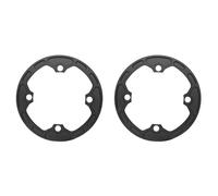 Kueohse 2X Couvercle de Protection en Alliage D'Aluminium pour Vélo Bash Guard Guide de Chaîne BCD104 Plateau Adapté pour Vélo FR AM 30 Vitesses, 32T-36T