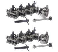 Kueohse 2X Ensemble de Poteaux D'Outil de Changement de Tour WM210V & WM180V & 0618 12X12Mm Support D'Outil pour Pivoter sur le Lit 120-220Mm