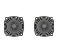 Kueohse 2X Haut-Parleur 4 Pouces 30 W 4 Ω Haut-Parleur Audio de Milieu de Gamme Unité de Haut-Parleur de Son HiFi Musique Stéréo Haut-Parleur de Milieu de Gamme