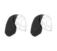 Kueohse 2X Housse de Casque de Soudage en Coton, Protection Complète Du Cou, Protection Anti-Brûlure, Couvre-Chef Étendu avec Joint à Pression