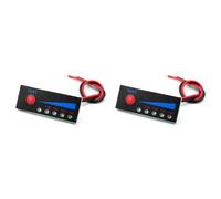 Kueohse 2X Indicateur de Capacité de Batterie au Lithium 3,7 V Testeur D'Affichage D'Indicateur de Niveau de Batterie 2S