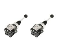 Kueohse 2X Interrupteur à Manette Xd2Pa12 Ac3000V Interrupteur Croisé Double Interrupteur à Verrouillage Automatique 2 Interrupteurs à Levier