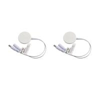 Kueohse 2X Interrupteur Tactile à Capteur LED à Panneau en Bois Interrupteur Caché Interrupteur Tactile pour Bande LED Blanc