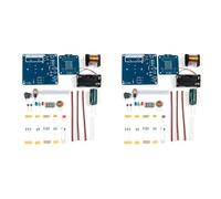 Kueohse 2X Kit de Bricolage de Électromagnétique Projectile à Longue Portée Bobine Haute Tension Boost Circuit Imprimé Production A
