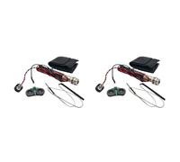 Kueohse 2X Kit de Préampli Piézo Actif avec Jack à Extrémité Fermée et Contrôle Du Volume et de la Tonalité pour Guitare Acoustique Classique
