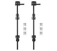 Kueohse 2X Loquet de Porte Robuste, Boulon de Canne Portable, Serrure de Porte, Quincaillerie D'Arrêt de Porte pour Porte Ouverte Simple, Clôture en Bois