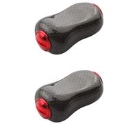 Kueohse 2X Luya Roue de Pêche Poignée à Bille Grip Pill 4g Poids Léger Bricolage Modification de Poignée Accessoires Rouge