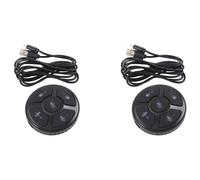 Kueohse 2X Microphone de Conférence USB de Bureau, Haut-Parleur Omnidirectionnel à 360 ° pour Ordinateur PC à Condensateur, Fonction de Sourdine pour Ordinateur Portable