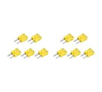 Kueohse 2X Mini Connecteur de Thermocouple de Type K, Adaptateur de Prise Mâle, Haute Température 120 ℃ (248 ℉) pour Sondes de Capteur de Thermocouple
