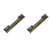 Kueohse 2X Mise à Niveau la Mémoire d'un Ordinateur Portable DDR5 vers Une Carte Adaptatrice So DDR5 UDIMM pour Ordinateur Bureau - Testeur Mémoire - Convertisseur DDR vers DDR5 UDIMM