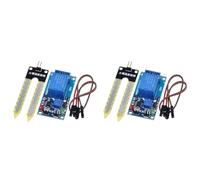Kueohse 2X Module de Commande de Relais de Capteur D'Humidité Du Sol DC 12 V, Arrosage Automatique de L'Interrupteur de Démarrage D'Humidité