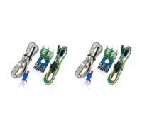 Kueohse 2X Module MAX6675 avec Capteur Thermocouple de Type K Outil de Mesure de Haute Précision Module Mesurable à Haute Température