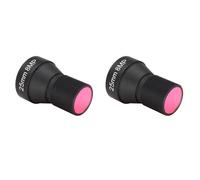 Kueohse 2X Objectif CCTV HD 4K 8MP 25MM Monture Faible Distorsion Ouverture Format F1.6 1/1.8 Pouces avec Filtre IR 650nm pour Caméra d'action