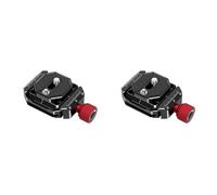 Kueohse 2X Pince de Plaque Universelle à Dégagement Stabilisateur D'Appareil Photo Reflex Base de Trépied Base à Dégagement pour Cardan 38 mm Accessoires Arca