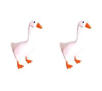 Kueohse 2X Porte-Clés Magnétique en Forme de Canard d'oie, Décorations de Chambre, Figurines Mignonnes, Ornement, Statues d'animaux d'oie Merch pour la Décoration de