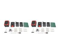 Kueohse 2X pour -Boîtier de Batterie, Boîte de Rangement, Coque PCB, Carte de Chargement pour -Boîtier de Batterie, Accessoires pour Outils Électriques, 15 Cœurs