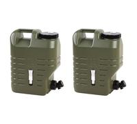 Kueohse 2X Récipient d'eau de Camping avec, Seau d'eau, Réservoir d'eau Portable pour Randonnée, Pique-Nique, Barbecue, Carafe d'eau d'urgence 12L