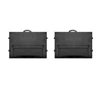 Kueohse 2X Sac de Transport pour Moniteur D'Ordinateur avec Poches, Étui de Transport de Voyage Réglable pour Moniteur de Bureau 24-27 Pouces, B