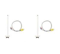 Kueohse 2X Sonde Thermocouple Robuste de Type K pour Mesure de Haute Température, Câble de 3,3 Pieds, Plage de -58 à 2 372 °F (-50 à 1 300 °C)
