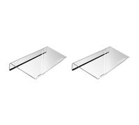 Kueohse 2X Support de Clavier D'Ordinateur, Inclinaison de Support de Clavier en Acrylique pour Bureau, Support de Clavier Ergonomique pour Bureau, Maison, École