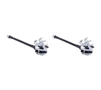 Kueohse 2X Support de Microphone à Tambour avec Anneau de Pression, Accessoires de Batterie à Col de Cygne