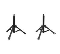 Kueohse 2X Support de Microphone Portable de Bureau 1/4 Trépied de Table Support de Microphone Réglable Support de Clip de Micro